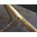 Aluminum Tripod Art Poster Stand Easel, Brass Finish